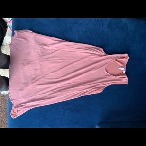 Pink Francesca’s midi dress SO SOFT